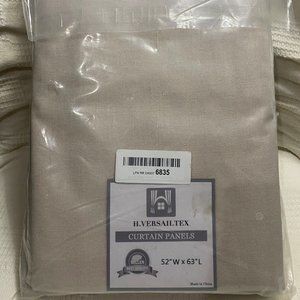 NIB - Light reducing curtian panels 52in x 63in